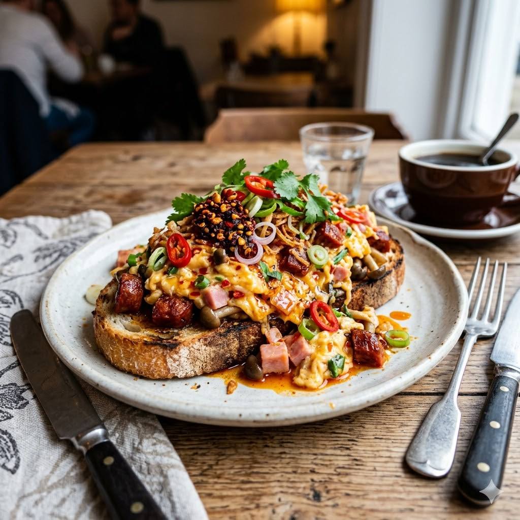 Asian Chilli Scrambled Eggs